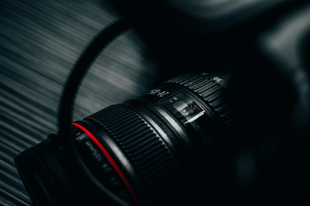 Close-up Photography Of Dslr Camera